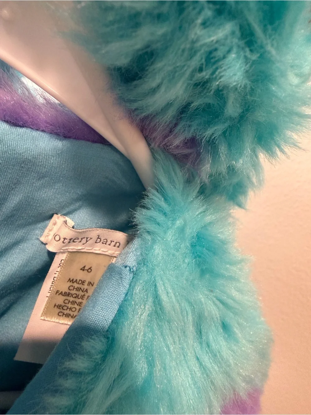 Pottery Barn Kids Disney & Pixar Monsters Inc. Sulley Halloween costume